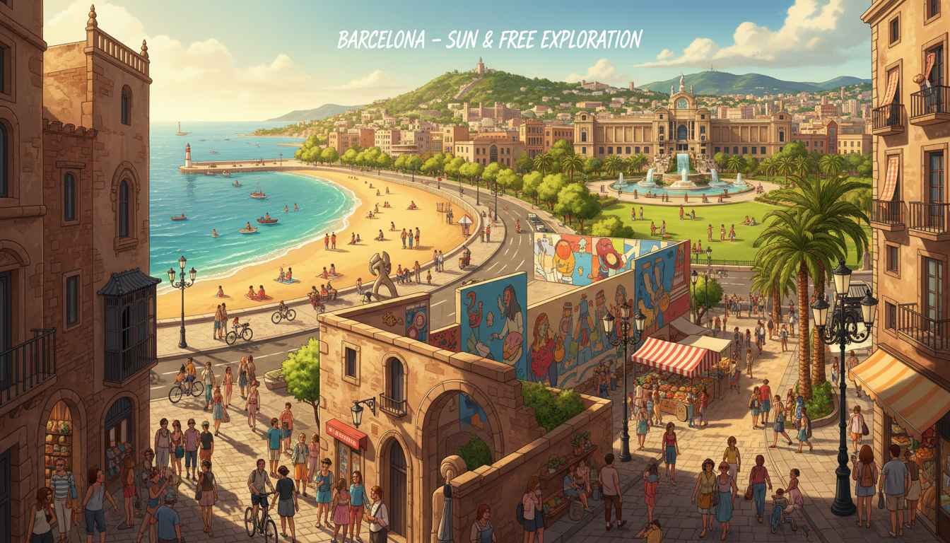 places to visit in barcelona for free