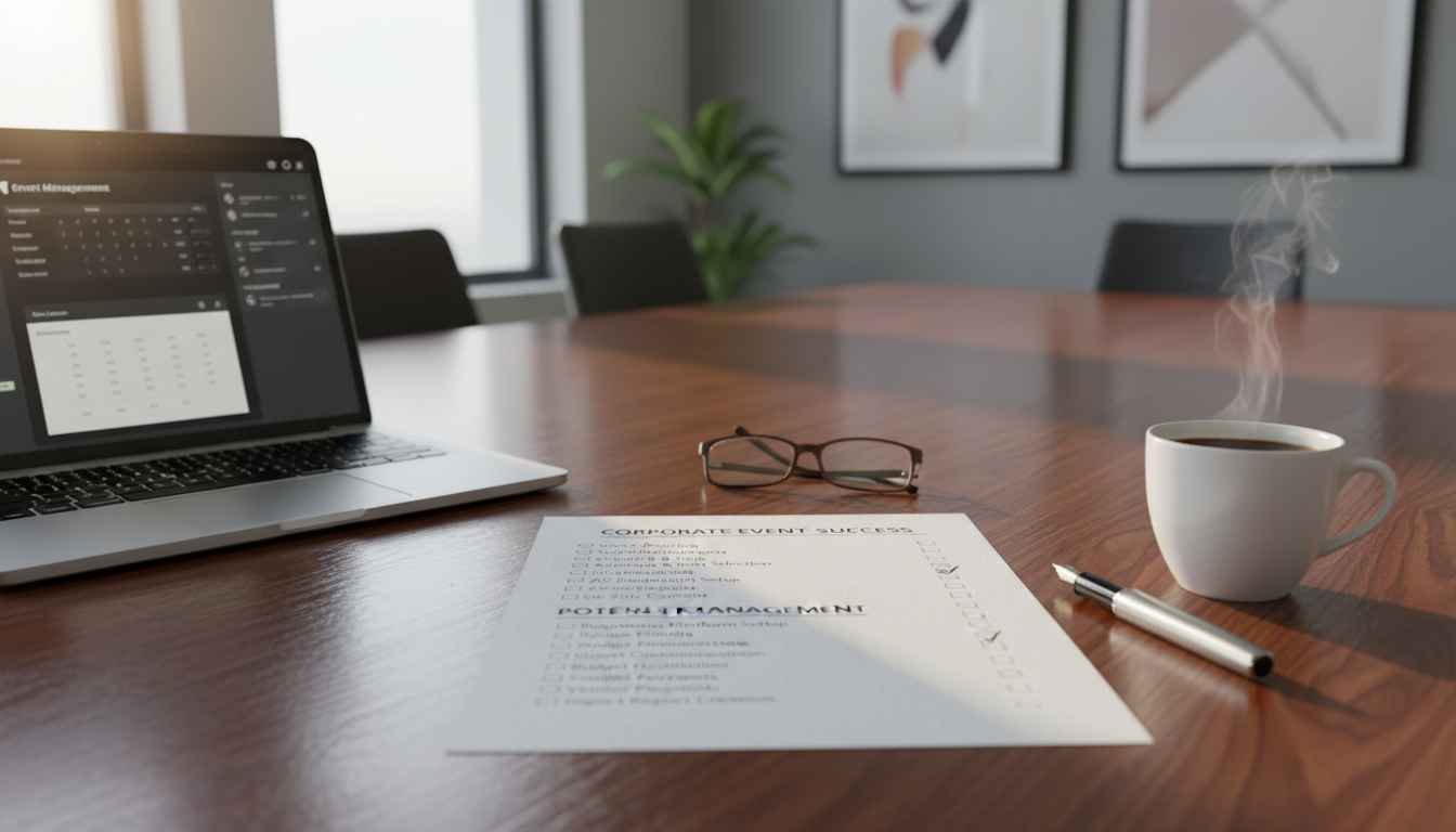 corporate event checklist